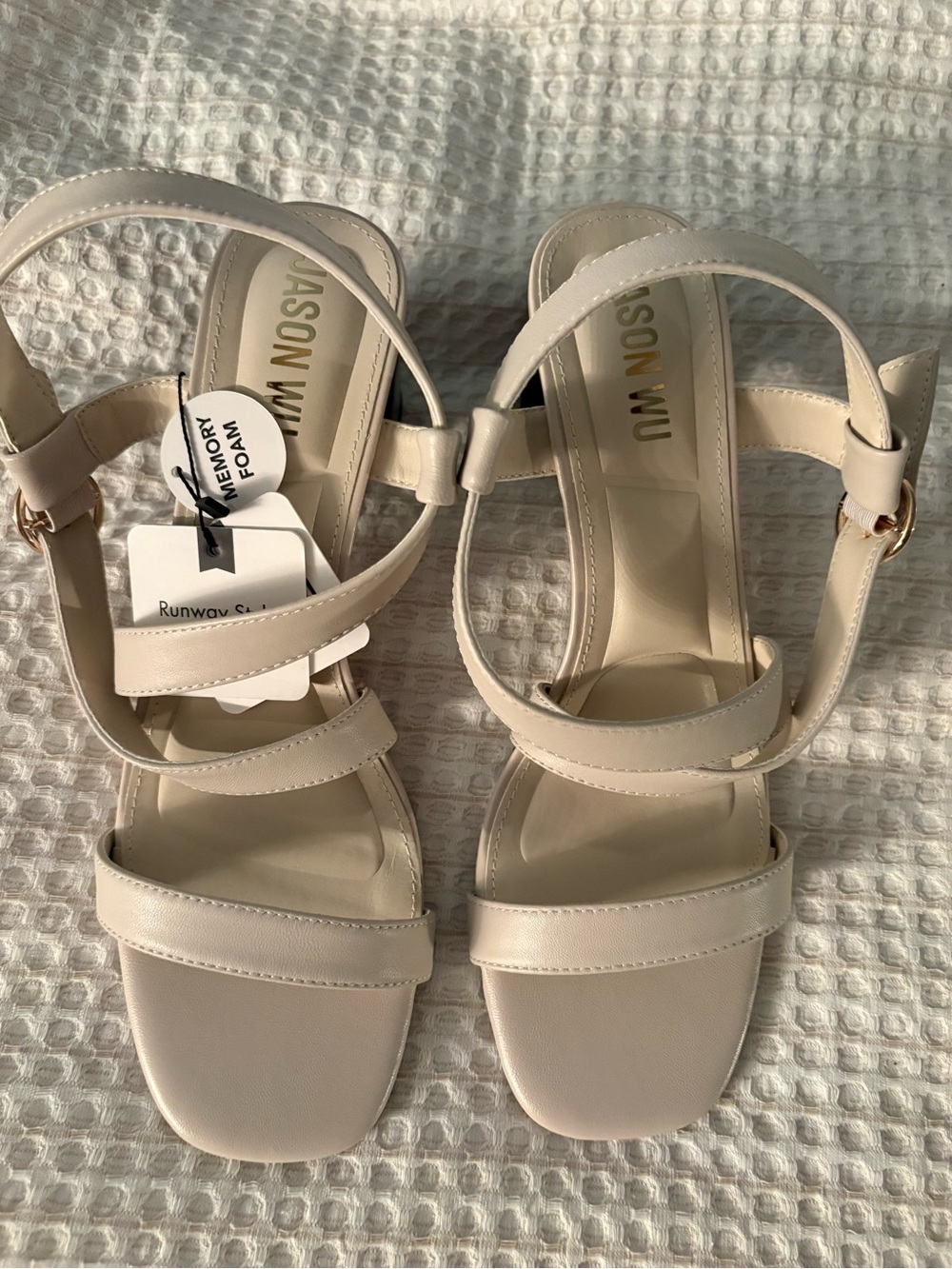 Jason Wu Runway Ivory Strappy Women's Sandals